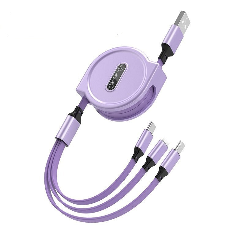 Câble USB rétractable 3 en 1 - [1 acheté = 1 OFFERT]