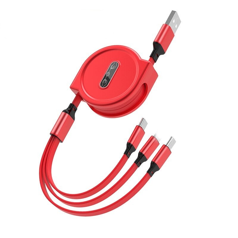 Câble USB rétractable 3 en 1 - [1 acheté = 1 OFFERT]