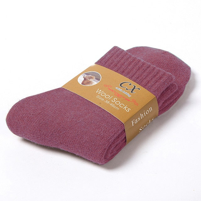 2x Chaussettes en laine mérinos mixte