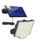 Applique murale 106 LED avec panneau solaire indépendant