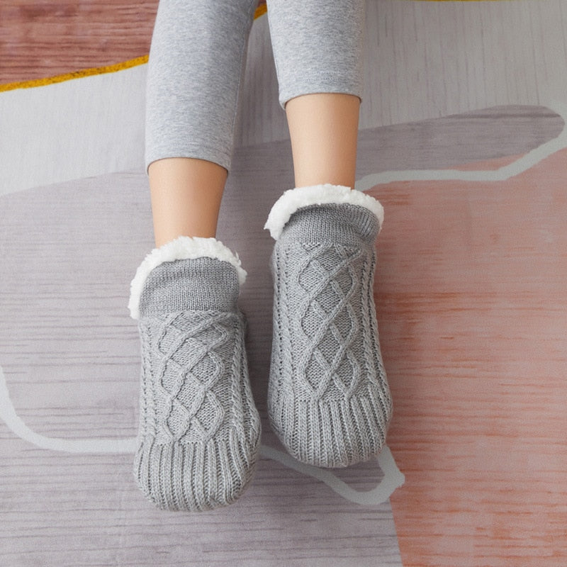 2 x Paire de chaussettes molletonnées ultra douces