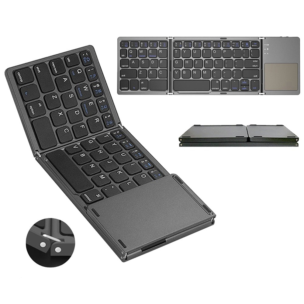 Clavier + pavé tactile 2en1 pliable