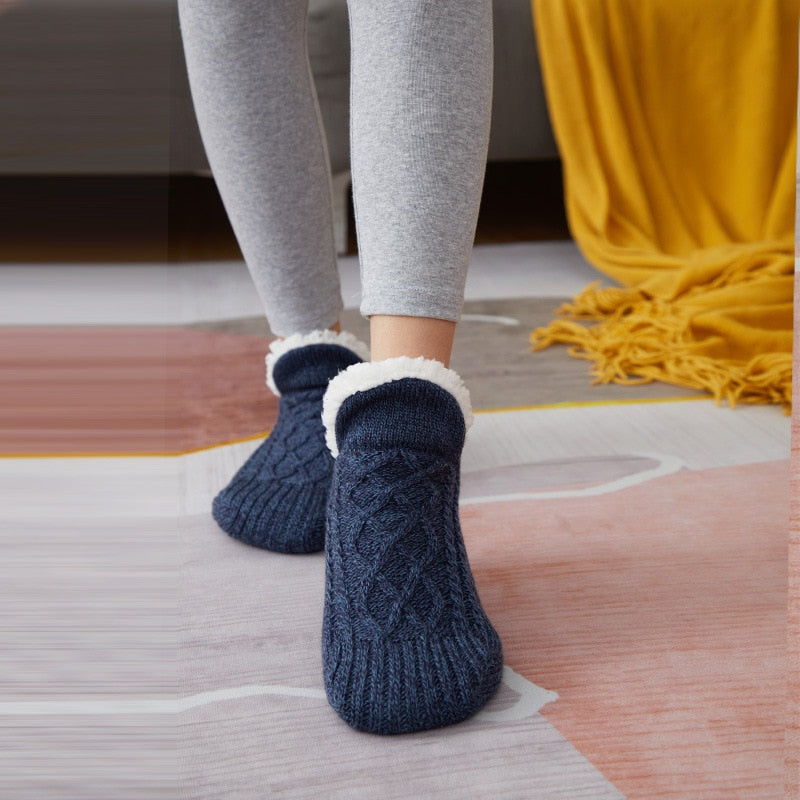 2 x Paire de chaussettes molletonnées ultra douces