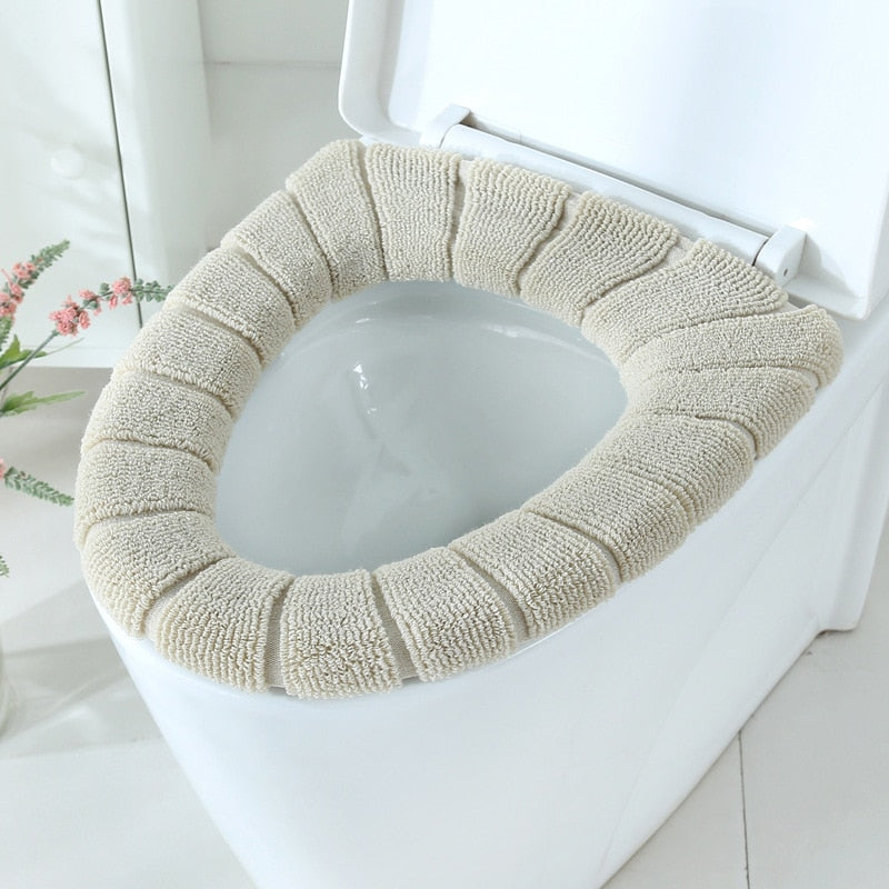 3 x Housse de cuvette DOUCE ET CHAUDE