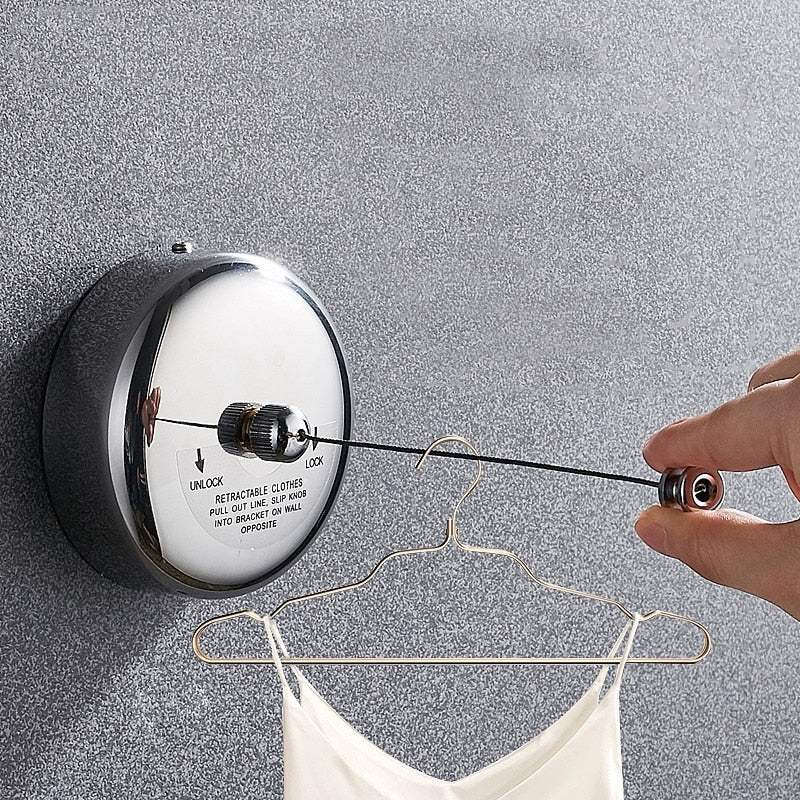 Corde rétractable sèche-linge en acier inoxydable