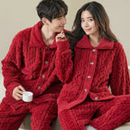 Ensemble d'intérieur cardigan torsadé mixte