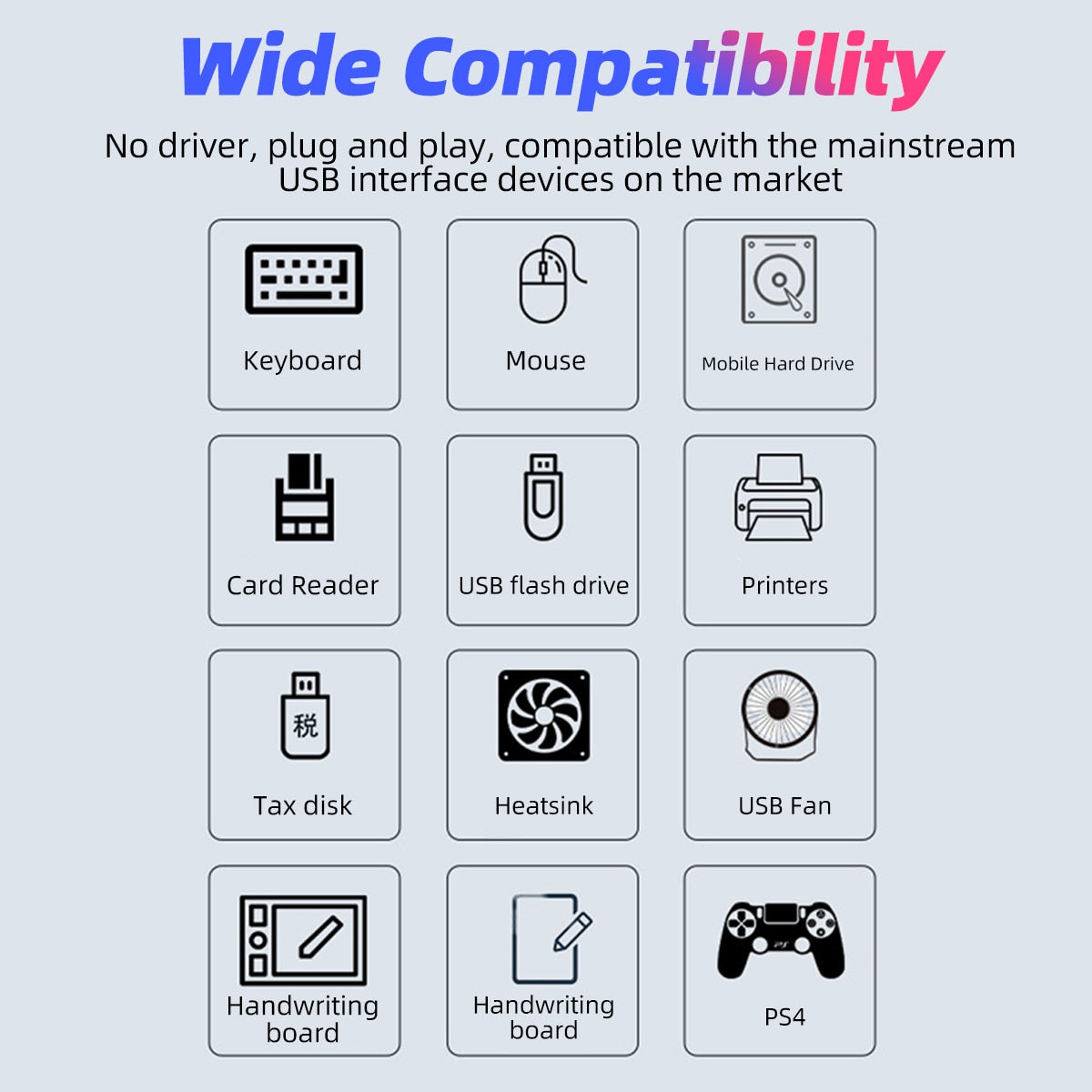 Hub Multi USB - 7 en 1 USB/USB C
