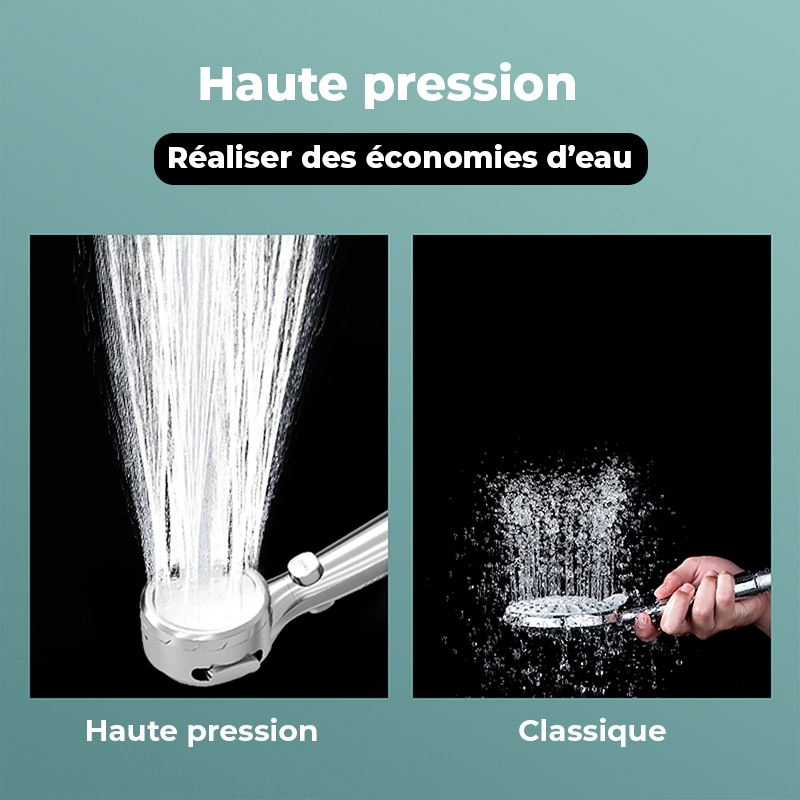 Pommeau de douche haute pression 4 modes