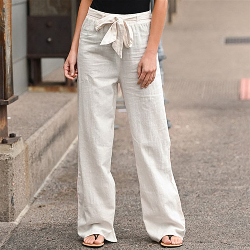 Luna - Pantalon en lin respirant pour femme