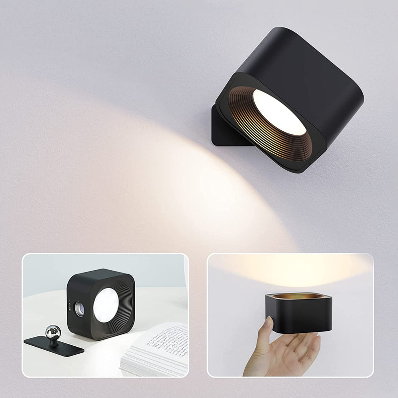 Mini projecteur LED 180° - Sans-fil et magnétique