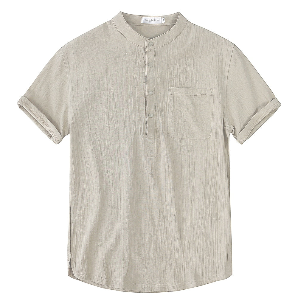 DAVID - Chemise en lin respirant pour homme