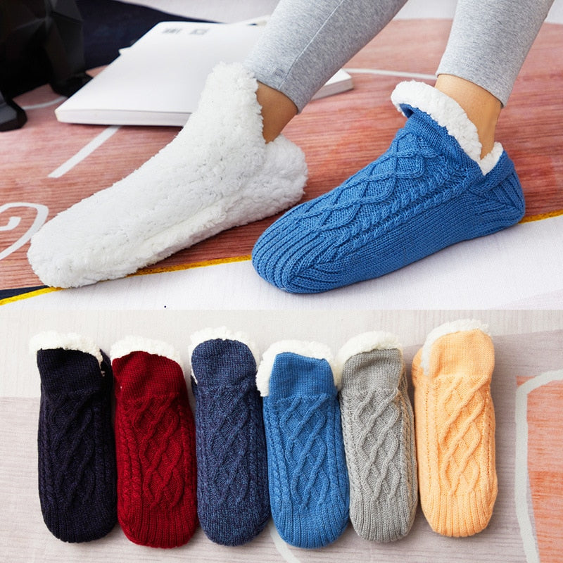 2 x Paire de chaussettes molletonnées ultra douces