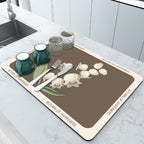 Tapis absorbant antidérapant séchage rapide