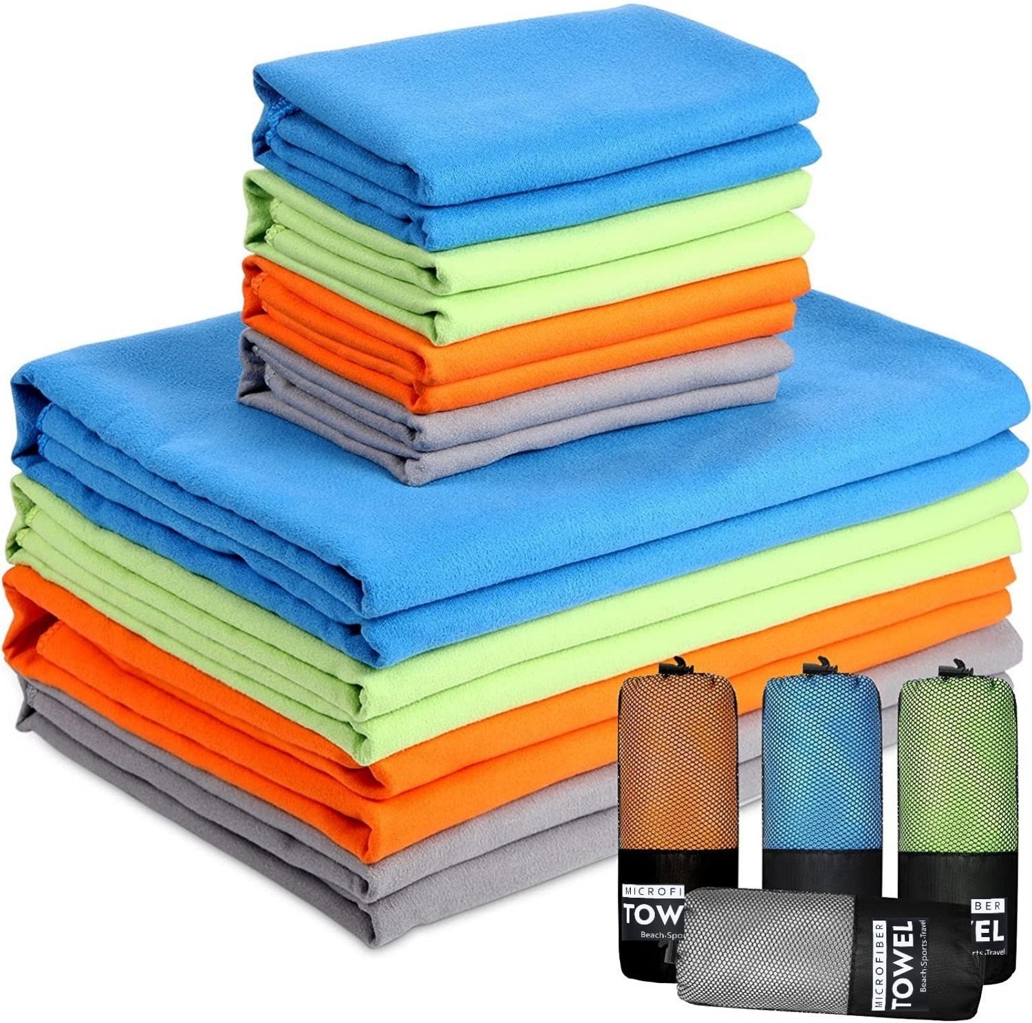 1 ACHETÉE = 1 OFFERTE ! Serviette en microfibre super absorbante