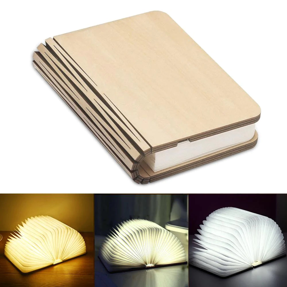 Lampe Led pliante en forme de livre