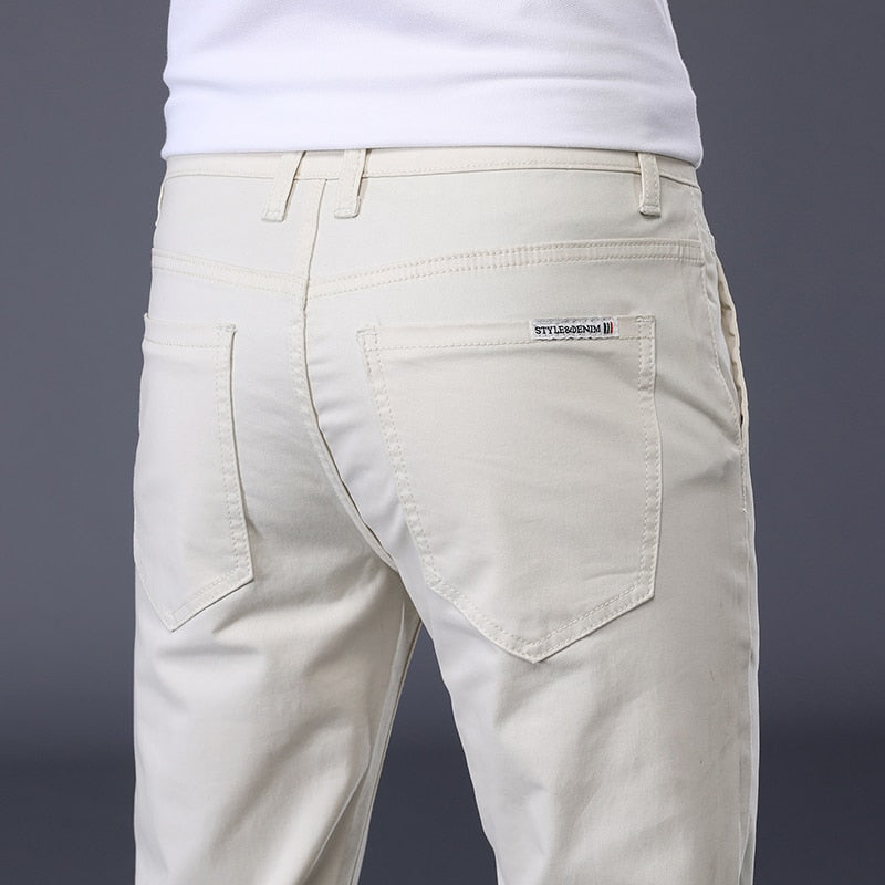 Jeremy - Pantalon en coton extensible coupe slim