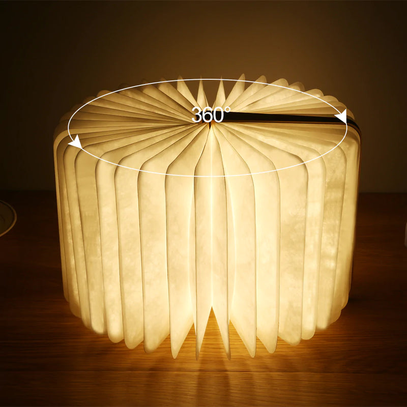 Lampe Led pliante en forme de livre
