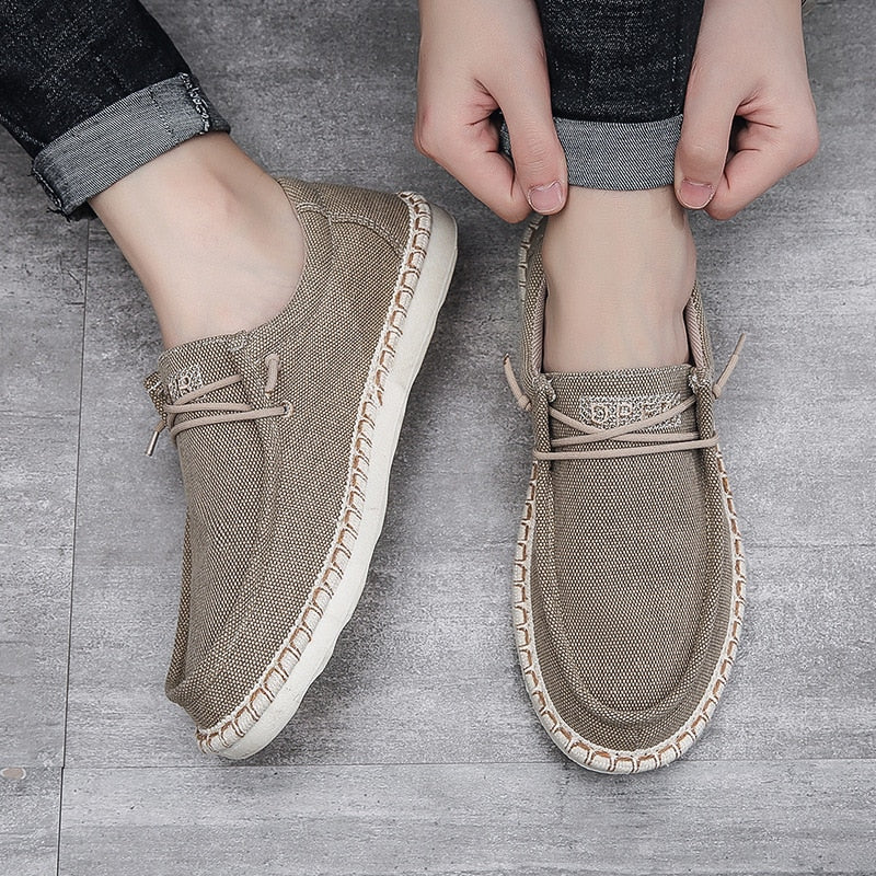 Chaussures en Toile Denim Demi Saison