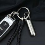 2x Mini Porte Clé Boîte à Pilules Waterproof
