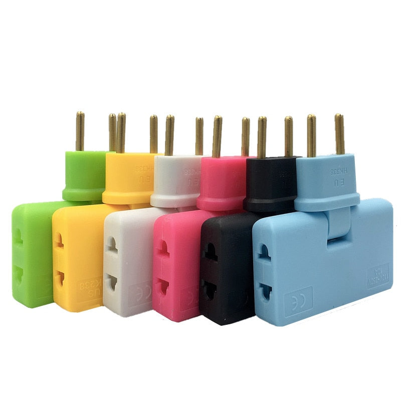 Lot de 2 extensions prises rotatives gain de place