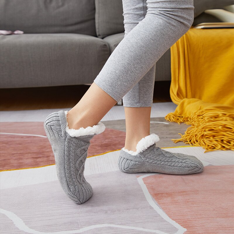 2 x Paire de chaussettes molletonnées ultra douces