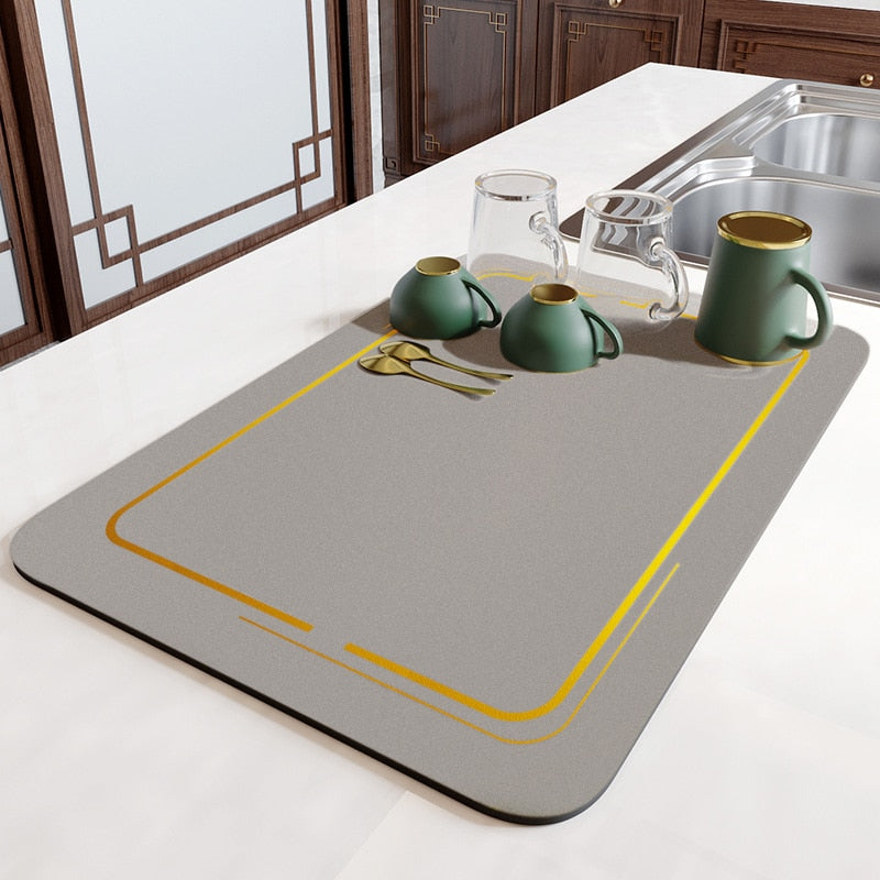Tapis absorbant antidérapant séchage rapide