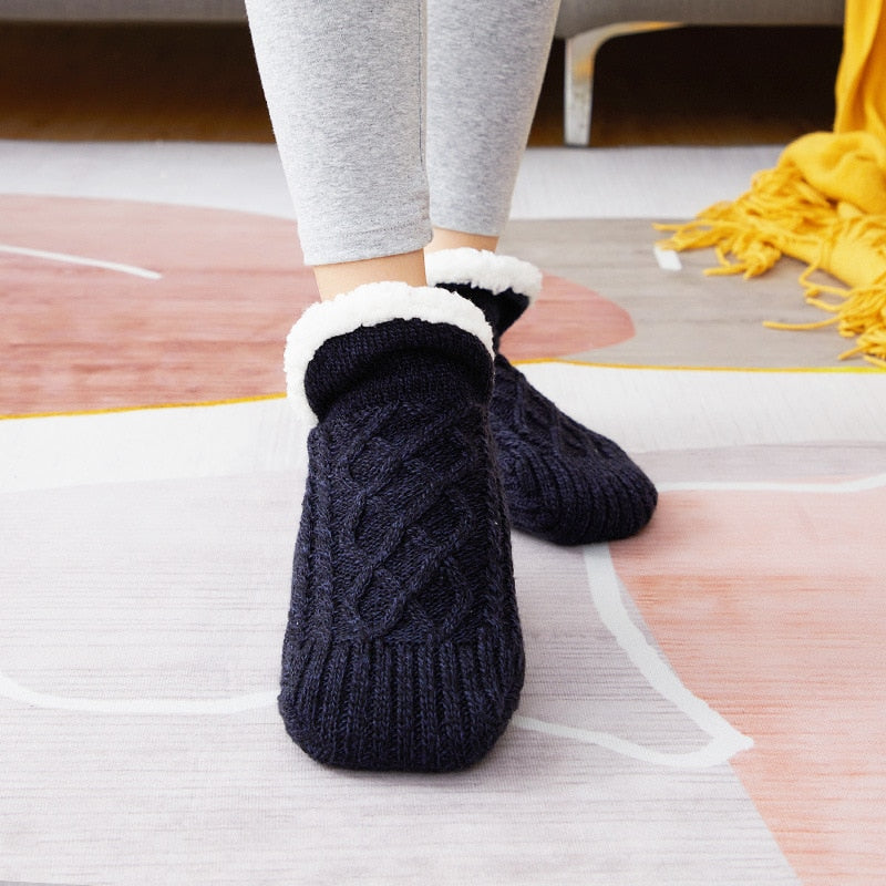 2 x Paire de chaussettes molletonnées ultra douces