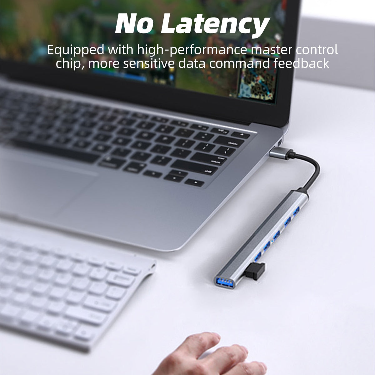 Hub Multi USB - 7 en 1 USB/USB C