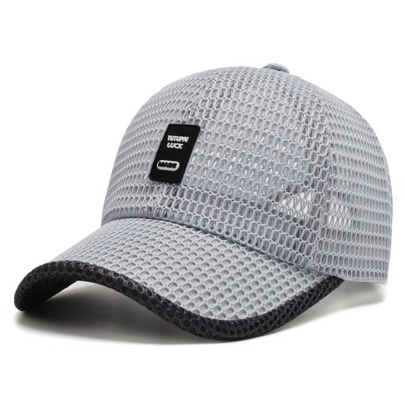 Casquette en maille respirante