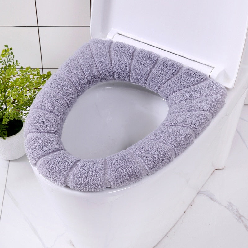 3 x Housse de cuvette DOUCE ET CHAUDE