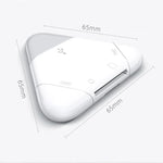 Clé USB triangulaire multi-ports + lecteur carte SD