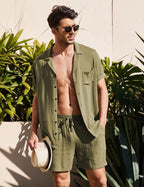 Ben - Ensemble en lin pour homme 2 pièces