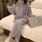 Ensemble pyjama cocooning en peluche - Femme