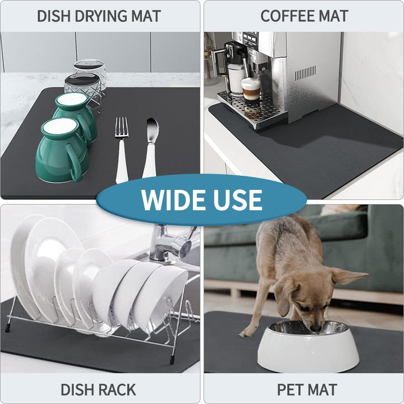 Tapis absorbant antidérapant séchage rapide