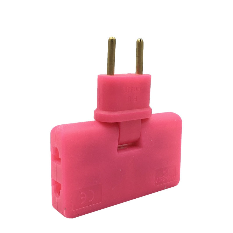 Lot de 2 extensions prises rotatives gain de place