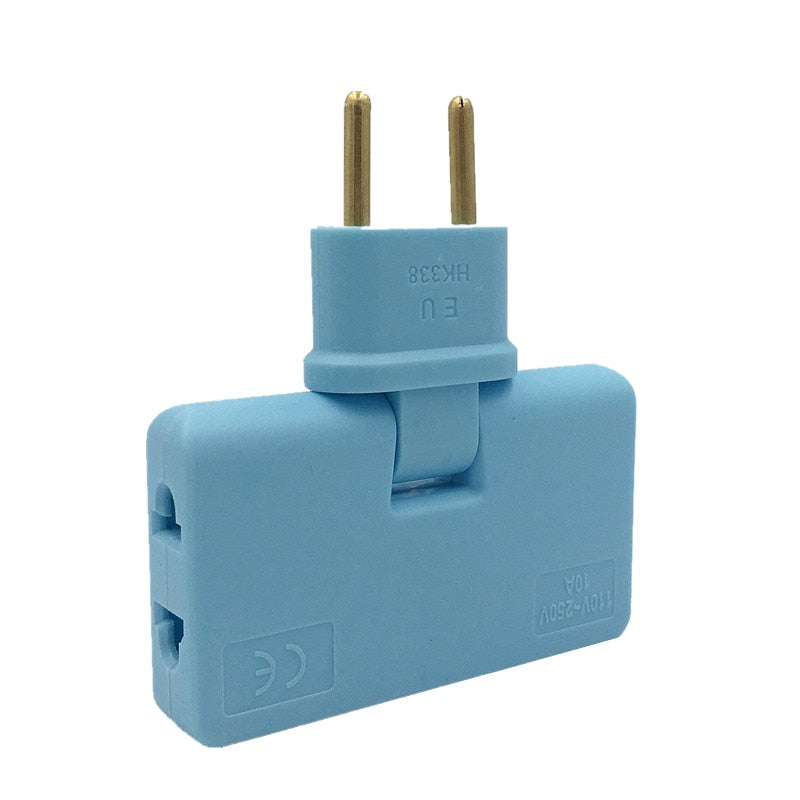 Lot de 2 extensions prises rotatives gain de place
