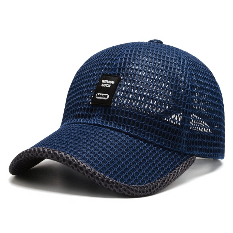 Casquette en maille respirante
