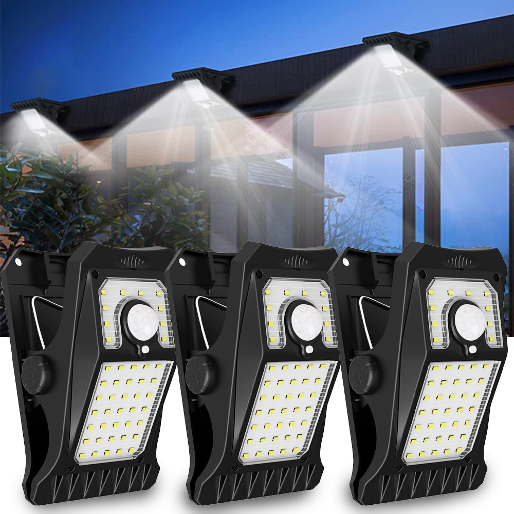 Lampe LED solaire à clipser