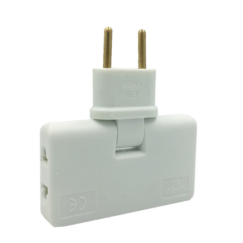 Lot de 2 extensions prises rotatives gain de place
