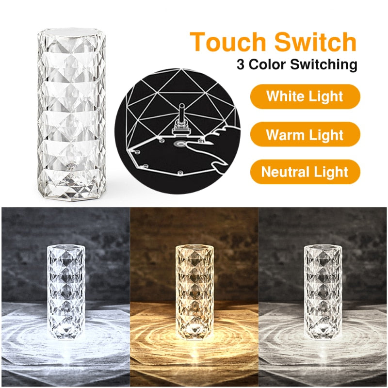 Lampe USB Cristal MAGIQUE