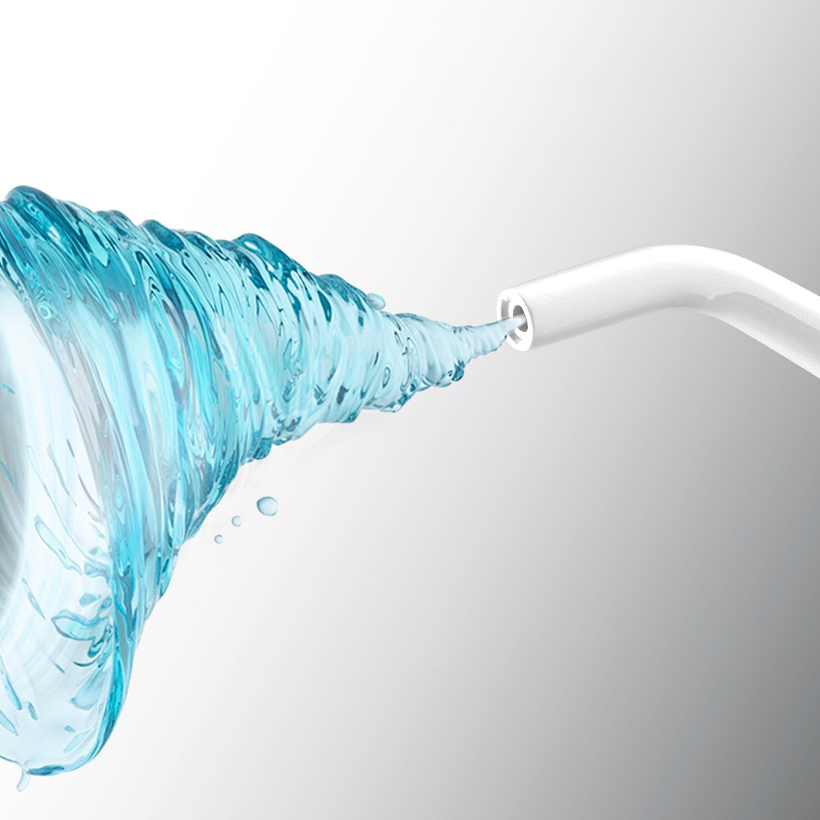Irrigateur buccal à pression variable avec réservoir d'eau