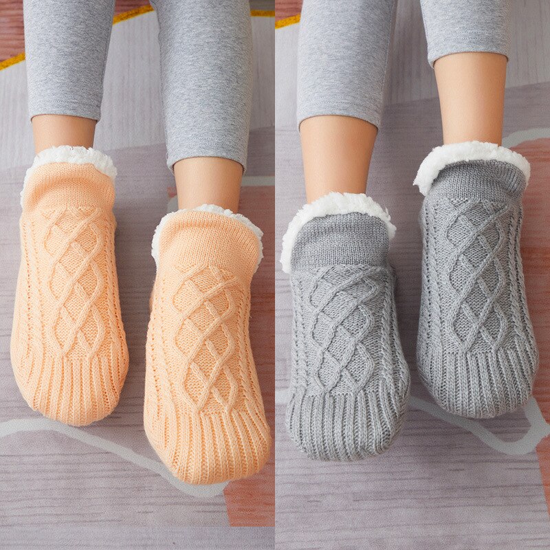 2 x Paire de chaussettes molletonnées ultra douces