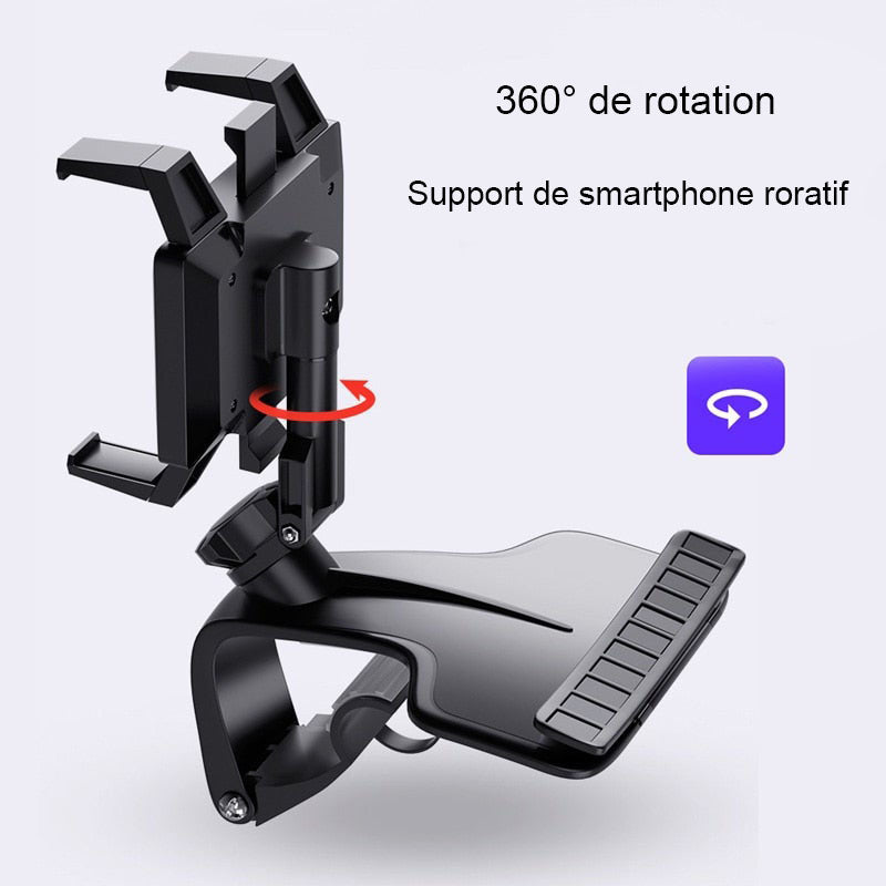 Support smartphone rotatif 1200°