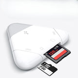 Clé USB triangulaire multi-ports + lecteur carte SD