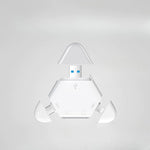 Clé USB triangulaire multi-ports + lecteur carte SD