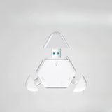 Clé USB triangulaire multi-ports + lecteur carte SD