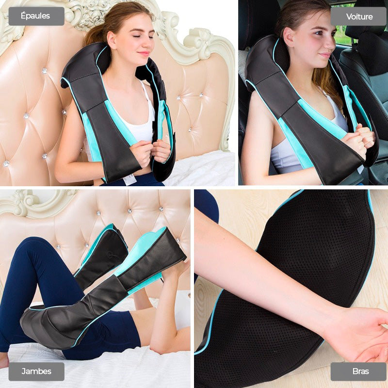 Coussin masseur chauffant
