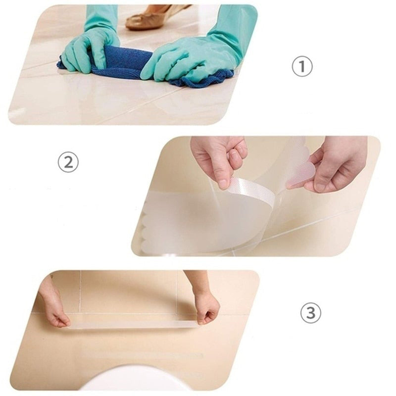 MAXI PACK : 48 bandes adhésives anti-dérapantes