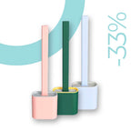 Brosse WC en silicone souple