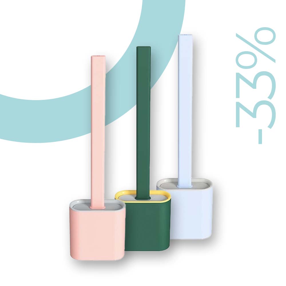 Brosse WC en silicone souple